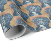 SÜSSE SCHWARZES HAVANESE GESCHENKPAPIER (Rolleneckpunkt)