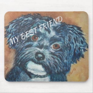 SÜSSE SCHWARZES HAVANESE MOUSEPAD