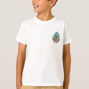 Süße schwebende Faultier-Ballons Kinder T-Shirt
