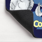 "Süsse-" SchwefelCockatoo mit Haube Mousepad (Ecke)