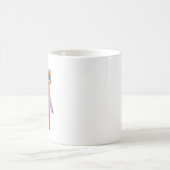 Süße Schwein-Gingham-Tasse Kaffeetasse (Mittel)