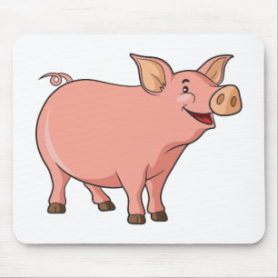 Süße Schwein Liebhaber Bauer Land Bauernhof Mädche Mousepad