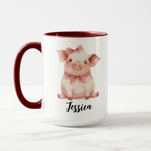 Süße-Schwein-Tag-Tasse – Niedlicher Schweinliebhab Tasse