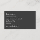 Süße Schwein-Visitenkarten Visitenkarte (Rückseite)