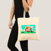 Süße Schweinekunst  Tragetasche (Vorderseite (Produkt))