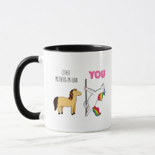 Süße Schwiegermutter Geschenk Humor Täglicher Schl Tasse