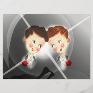Süße schwule Hochzeitseinladung für zwei Bräutigam Einladung