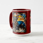 Süße Scottish Terrier Kaffeetasse (Vorderseite Links)