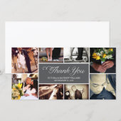 SÜSSE SCRIPT-COLLAGE | HOCHZEITSDANKKARTE DANKESKARTE (Vorne/Hinten)