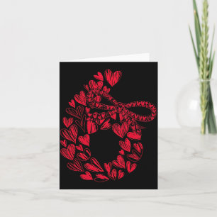 Süße Sechs Sieben Liebe 67 Herzen Paar Nummer 6 Be Karte