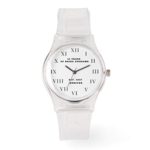 Süße sechzehn 16. Geburtstag Lustig Rosa Mädchen Armbanduhr