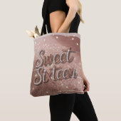 Süße Sechzehn in Roségold und Perlen Tasche (Von Nahem)