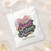 Süße sechzehnte Geburtstagsfeier Geschenktütchen (Ausgeschnitten)