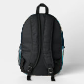 Süße Seepferdchen Bedruckter Rucksack (Rückseite)