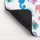 Süße Seepferdchen Mousepad (Ecke)