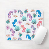 Süße Seepferdchen Mousepad (Mit Mouse)
