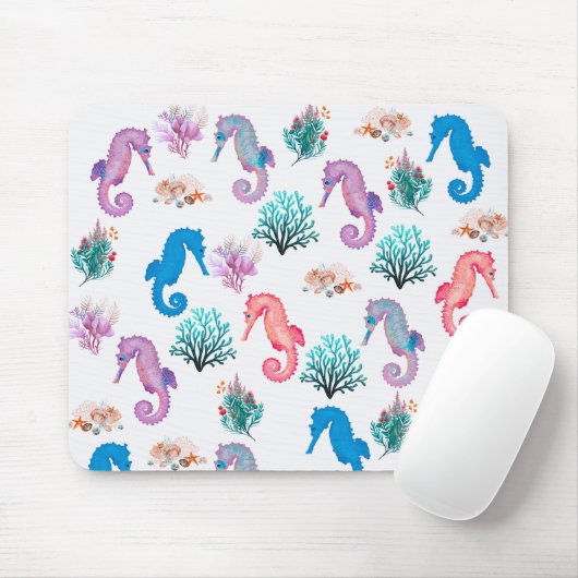 Süße Seepferdchen Mousepad (Mit Mouse)