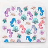 Süße Seepferdchen Mousepad (Vorne)