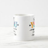 Süße SEI DU SELBST! Inspirierender Spruch Kaffeetasse (Mittel)
