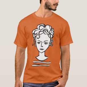 Süße selbstbewusste Frau mit Locken 1 T-Shirt