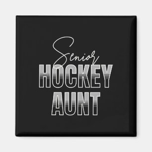 Süße Seniorin Hockey-Tante  Magnet