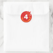 Süße Shaka-Handgeste Aufkleber (Tasche)