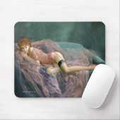 "SÜSSE SHELLY" Pinupmädchen-Mausunterlage Mousepad (Mit Mouse)
