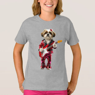 Süße Shih Tzu Rockstar Kids' T-Shirt