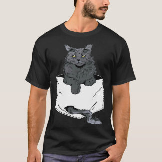Süße siamesische Katzenbaby-Taschenkatze Katze T-Shirt