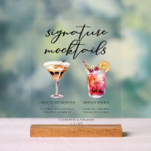 Süße Signature-Mocktails-Teenparty