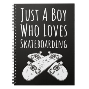 Süße Skateboard-Geschenke für Jungen Kinder Notizblock