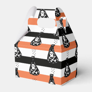 Süße Skelett-Gift-Halloween-Partygeschenk-Box Geschenkschachtel