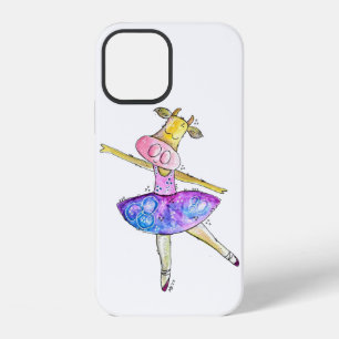 Süße skurrile Ballerina-Kuh iPhone 12 Hülle
