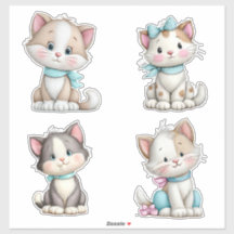 Süße skurrile Cartoon-Katze