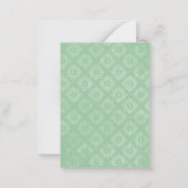 Süsse Sloth Greenery Wasserfarben Babydusche viele Mitteilungskarte (Rückseite)