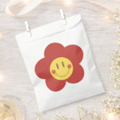 Süße Smiley-Blume Retro-Ästhetik Glückliches Gesic Geschenktütchen (Ausgeschnitten)
