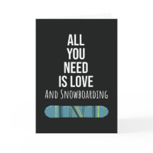 Süße Snowboard-Karten Snowboarder Wintersport