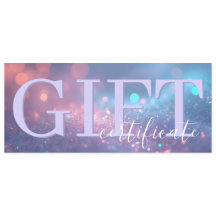Süße Soft Glitter Pastell Violette Geschenkkarte