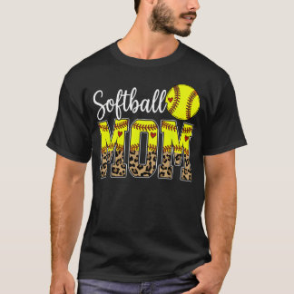 Süße Softball-Mama Muttertags-Softball-Mom T-Shirt