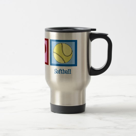 Süße Softball Reisebecher (Rechts)