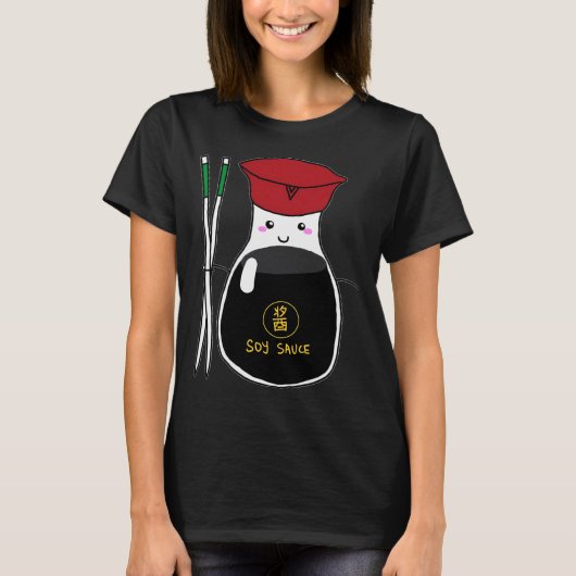 Süße Sojasauce-Flasche T-Shirt (Vorderseite)