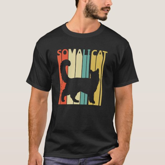 Süße Somali-Katze T-Shirt (Vorderseite)