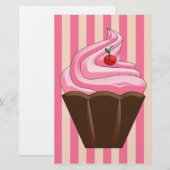 Süße Sommer-Dessert-Kunst Briefpapier (Vorne/Hinten)
