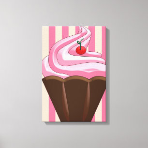 Süße Sommer-Dessert-Kunst Leinwanddruck