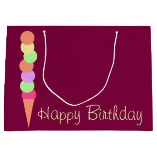 Süße Sommer-Eiscreme Große Geschenktüte