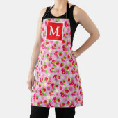 Süße Sommer Erdbeeren Monogramm Schürze (InSitu)