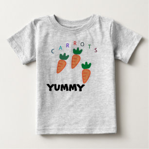 Süße Sommer Karotten Lecker Baby Grau T-shirt