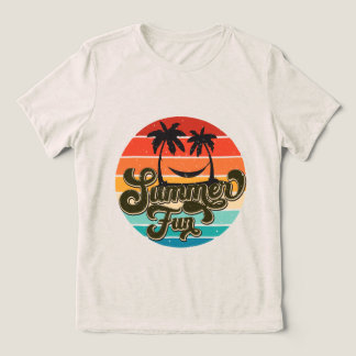 Süße Sommer-Spaß-Wortkunst Tri-Blend Shirt