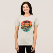 Süße Sommer-Spaß-Wortkunst Tri-Blend Shirt (Vorderseite voll)