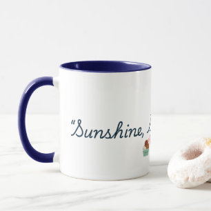 Süße Sommer-Tasse Sonnenschein Snacks Und Nickerch Tasse